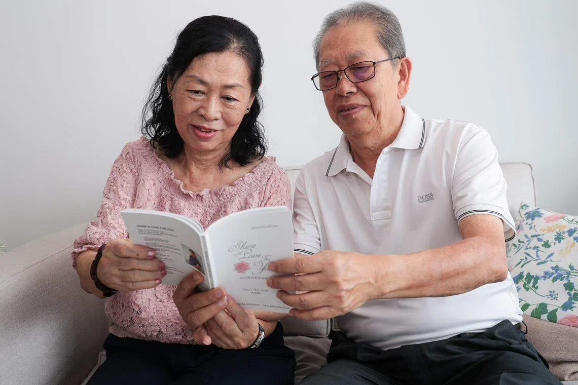 张清标非常支持太太许宣娘写歌出书。（李冠卫摄）