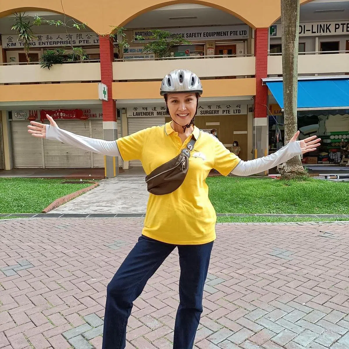 陈丽贞相信多做运动有益身心。（取自IG）