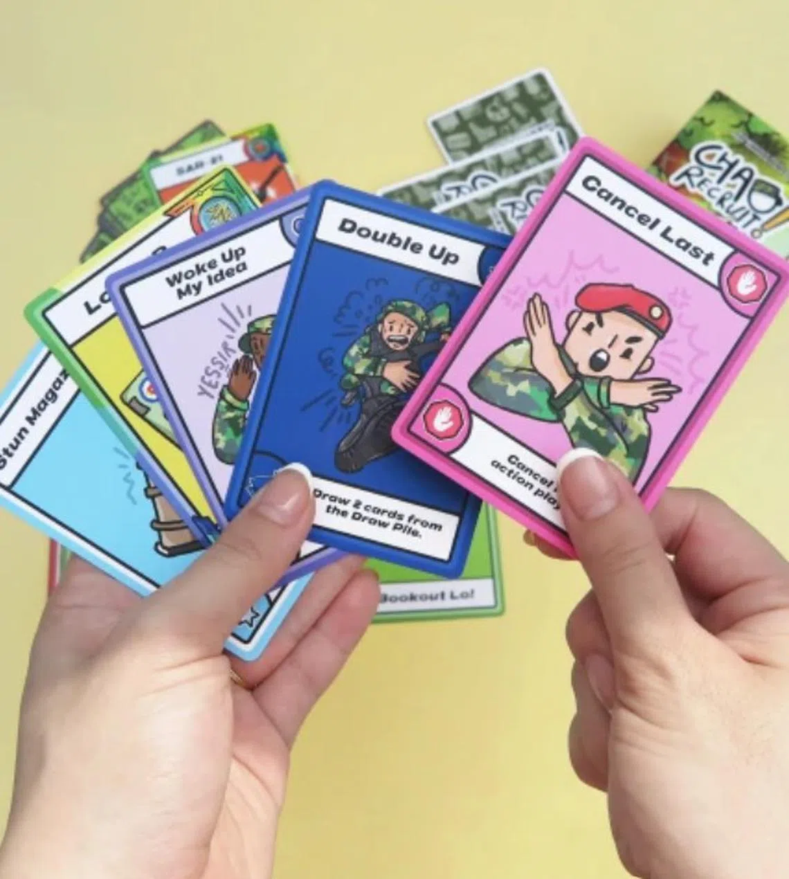 《阿兵哥正传》透过桌游，解开人们对基本军训的迷思。（NSXperience LLP提供）