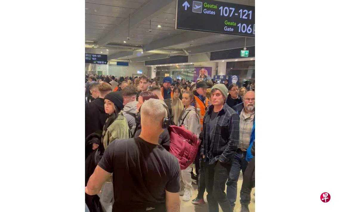 都柏林机场因暴风雨取消百多个航班| 联合早报