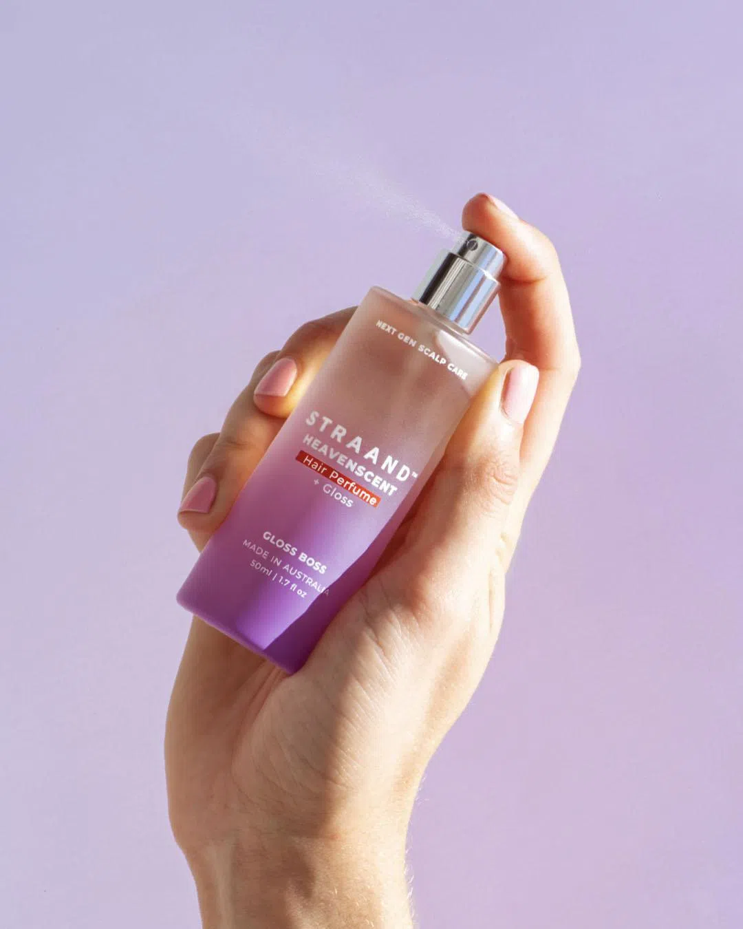 Straand的HeavenScent香发喷雾融合香氛、亮泽与防护。（品牌提供）