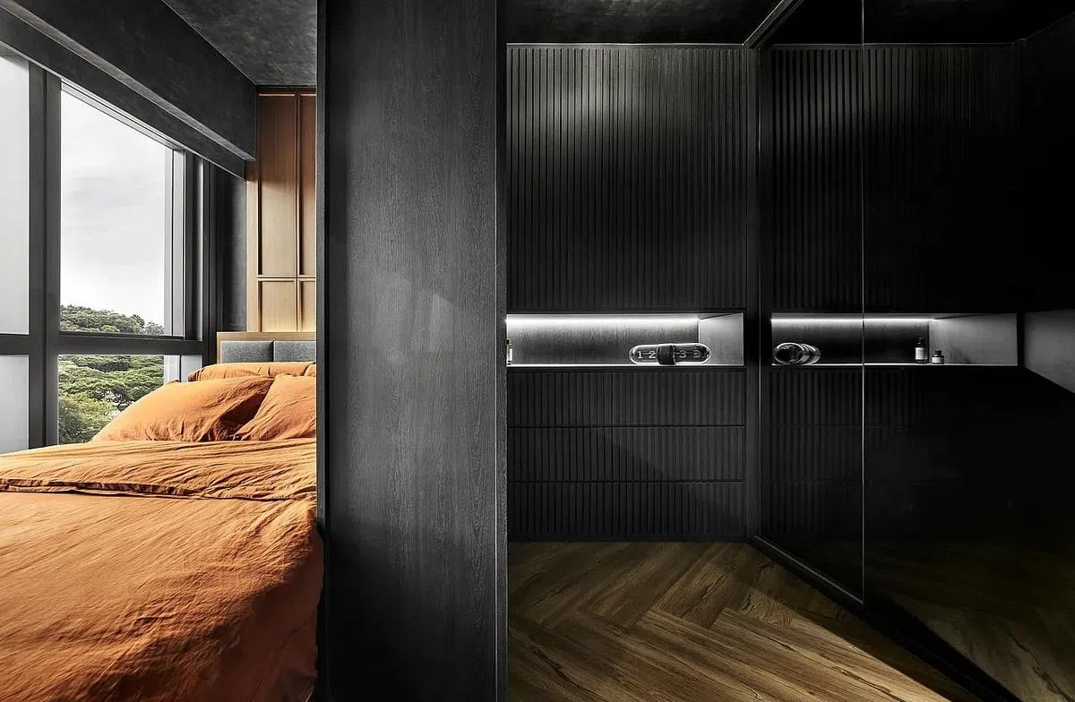 卧室里可“躺”拥自然美景。（Happe Design Atelier提供照片）