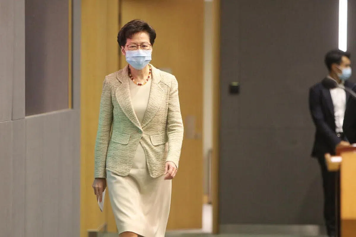 香港特首林郑月娥今早出席行政会议前会说，目前香港的核水平正常，“截至昨晚一切正常，并符合标准”。（香港中通社）