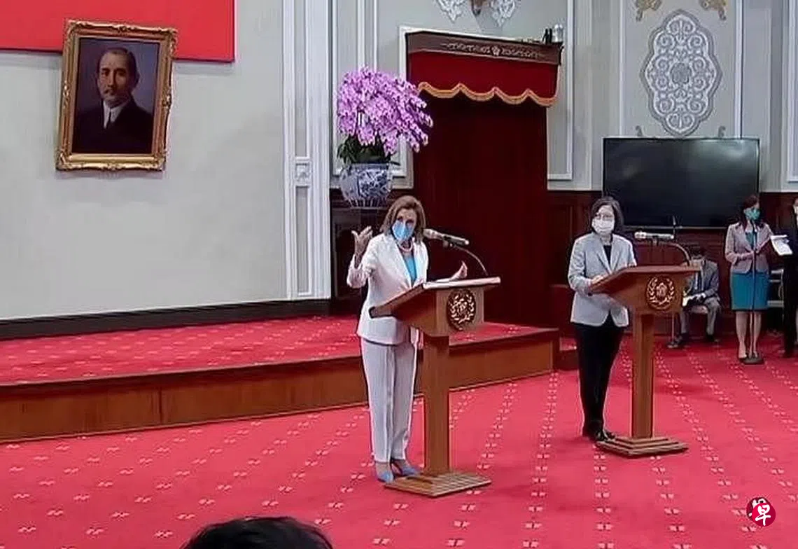 佩洛西：中国大陆不能阻止任何人到访台湾| 联合早报