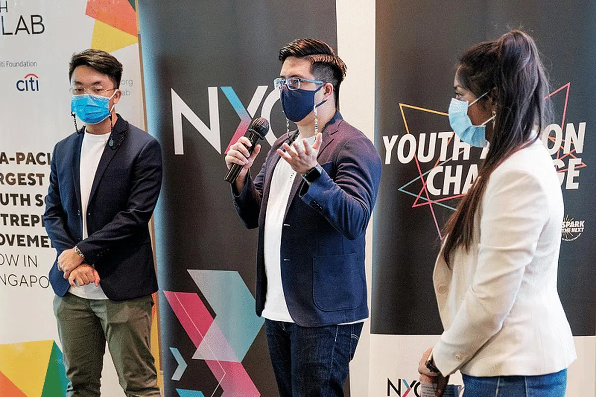 “青年行动挑战”为关注社会课题的青年提供呈现想法的舞台，并给予专业指导，助推计划实现。（图／全国青年理事会）