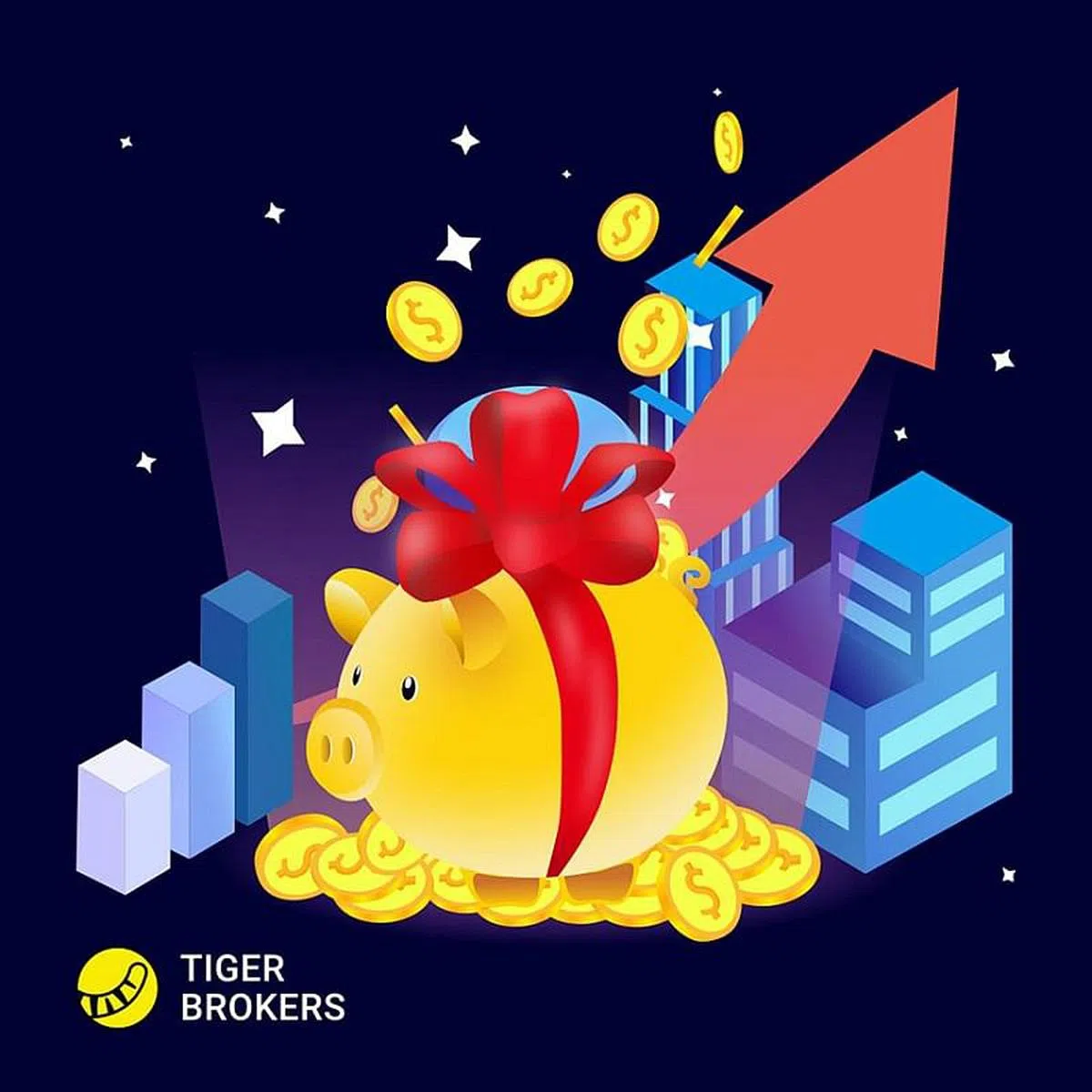 使用老虎证券“Tiger Trade”手机应用，可在同一天内开设交易户口。（图／商家提供）