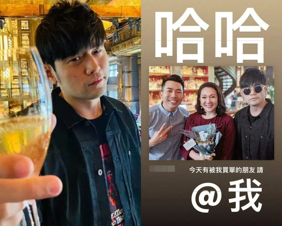 周杰伦在新加坡餐厅为粉丝买单。（互联网）