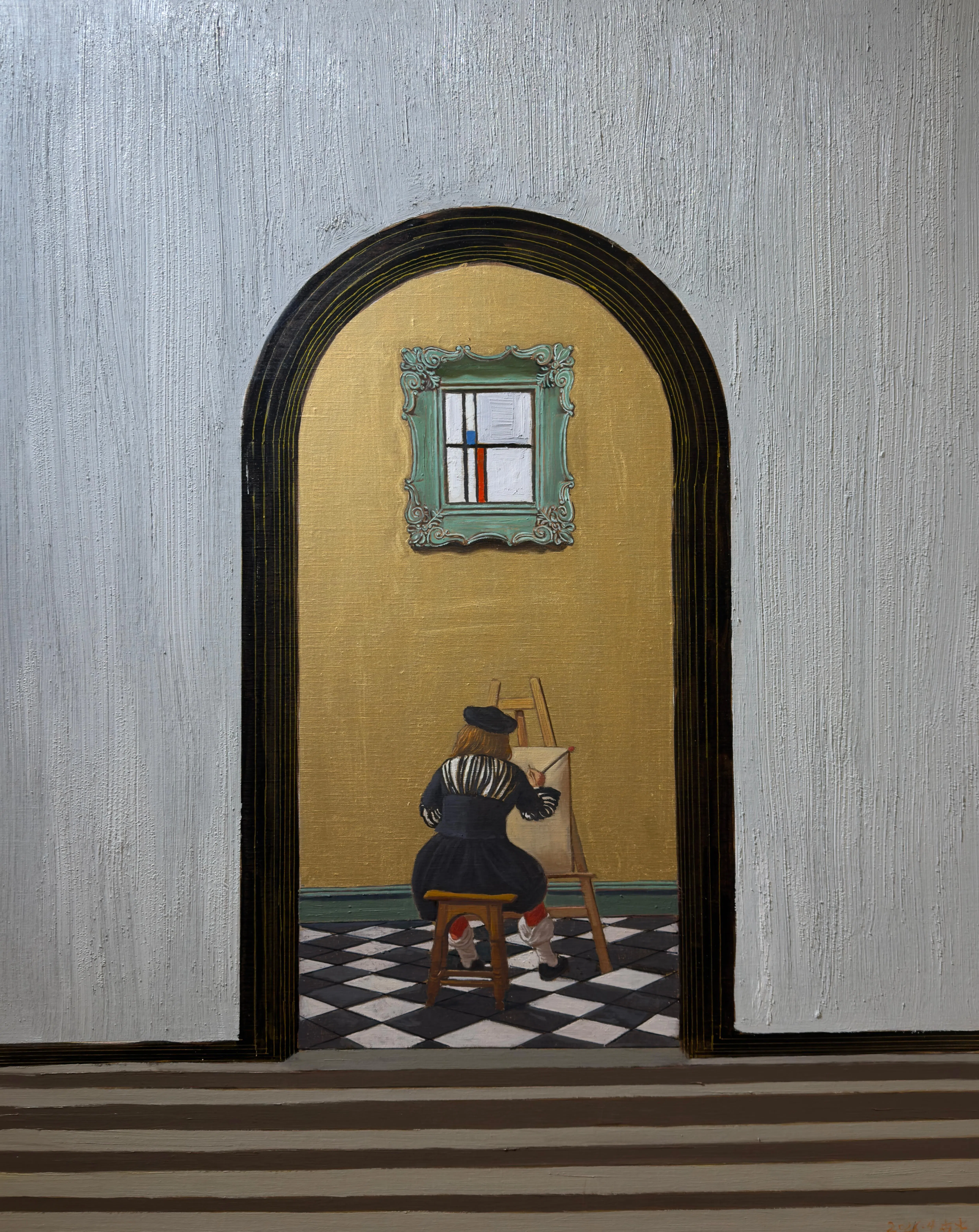 李世光油画《写生维米尔》。（南蛮艺苑提供）