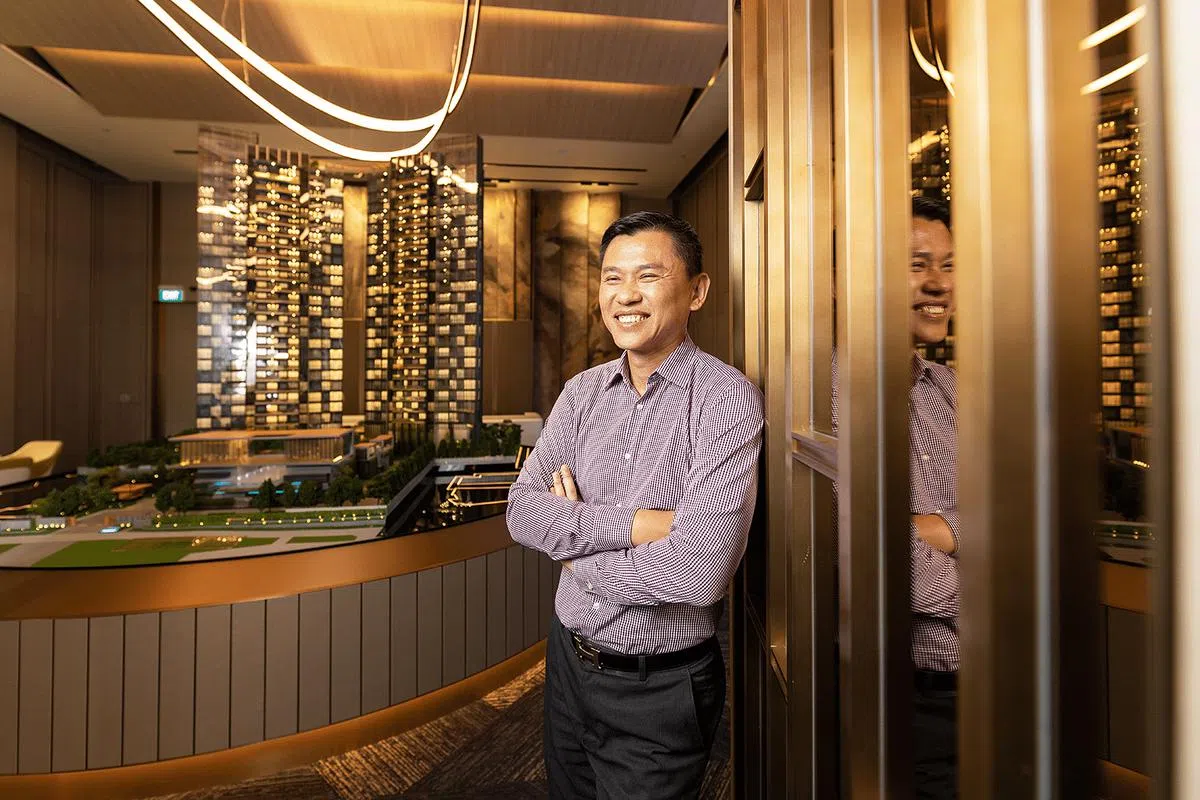 曾俊聪买了PERFECT TEN的二卧房式单位，认为项目地点是投资首选。（图/PERFECT TEN提供）