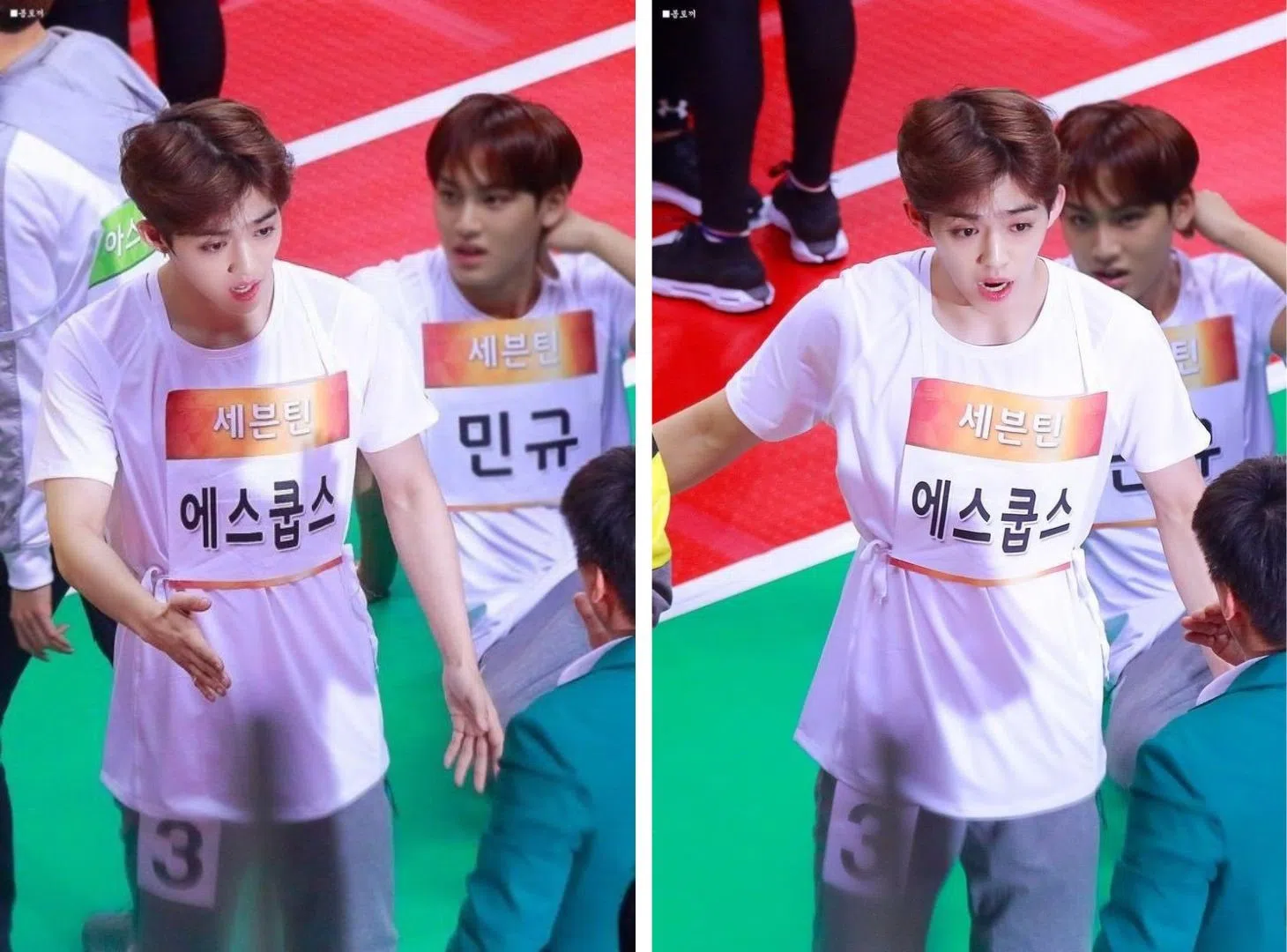 S.coups被在场粉丝拍到与工作人员争执。（互联网）