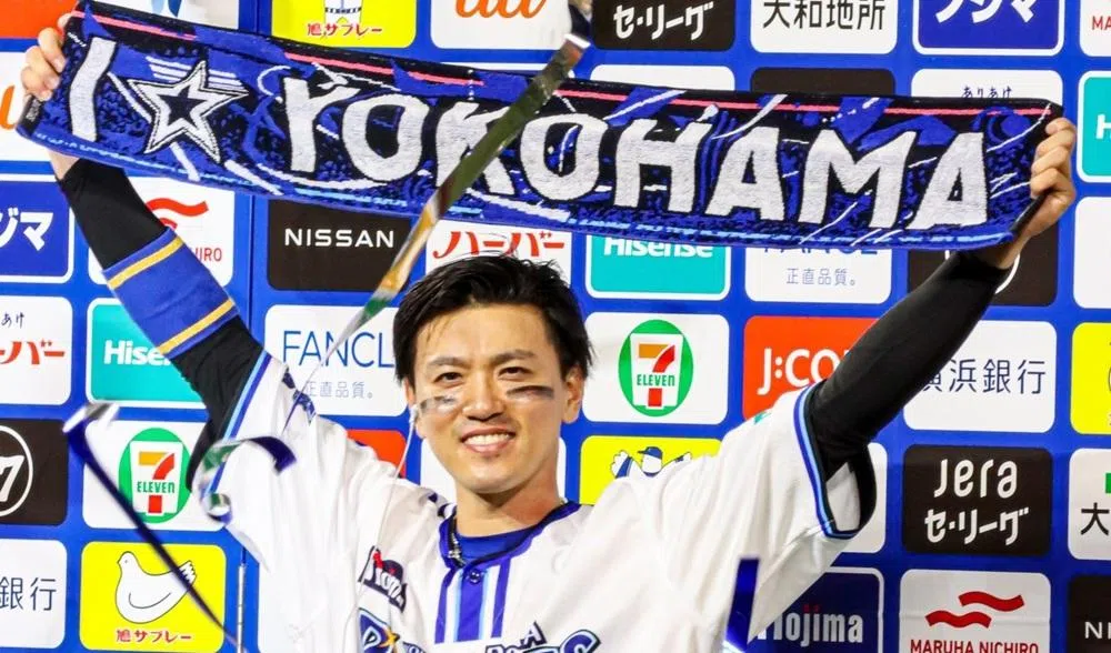 效力于日本职业棒球联赛球会横滨DeNA的关根大气。（取自关根大气X）