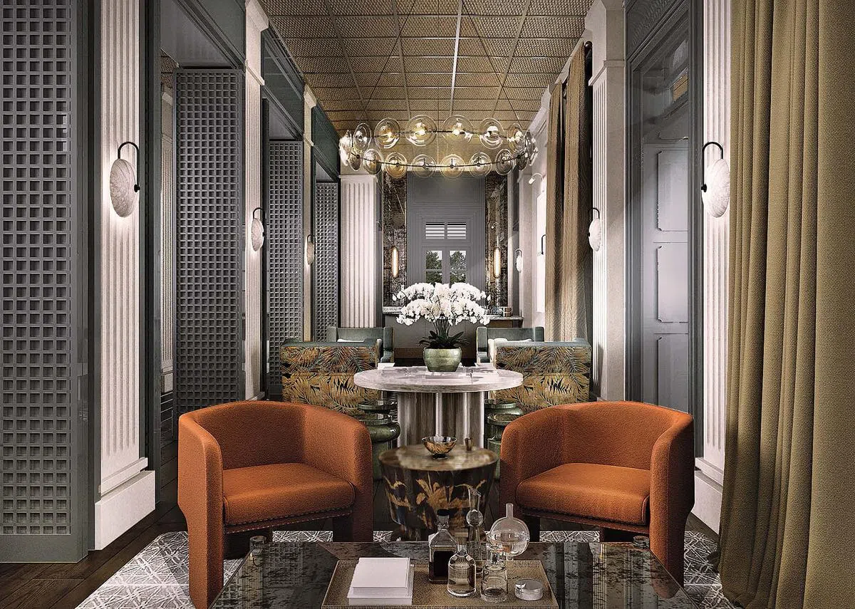 住户不仅能到会所的阳台和休闲室休憩、阅读，度过静逸时光，也能预订会所不同大小的私人用餐包间举办活动。（构想图/刘景发（新加坡）有限公司提供）