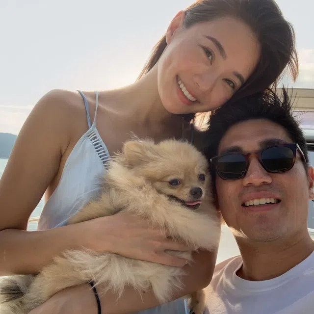 陈雅思（左）与郭孟浚已婚三年。（取自艺人Instagram）