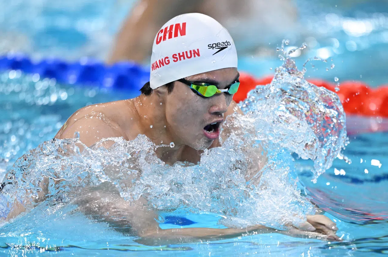 汪顺表示，他之前来过新加坡训练、比赛过几个月，对于我国的整体印象非常不错，也很期待在我国参加世锦赛。（中国游泳协会提供）