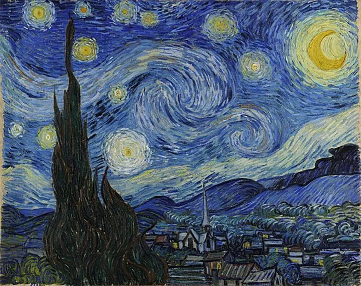 The Starry Night, 1889年