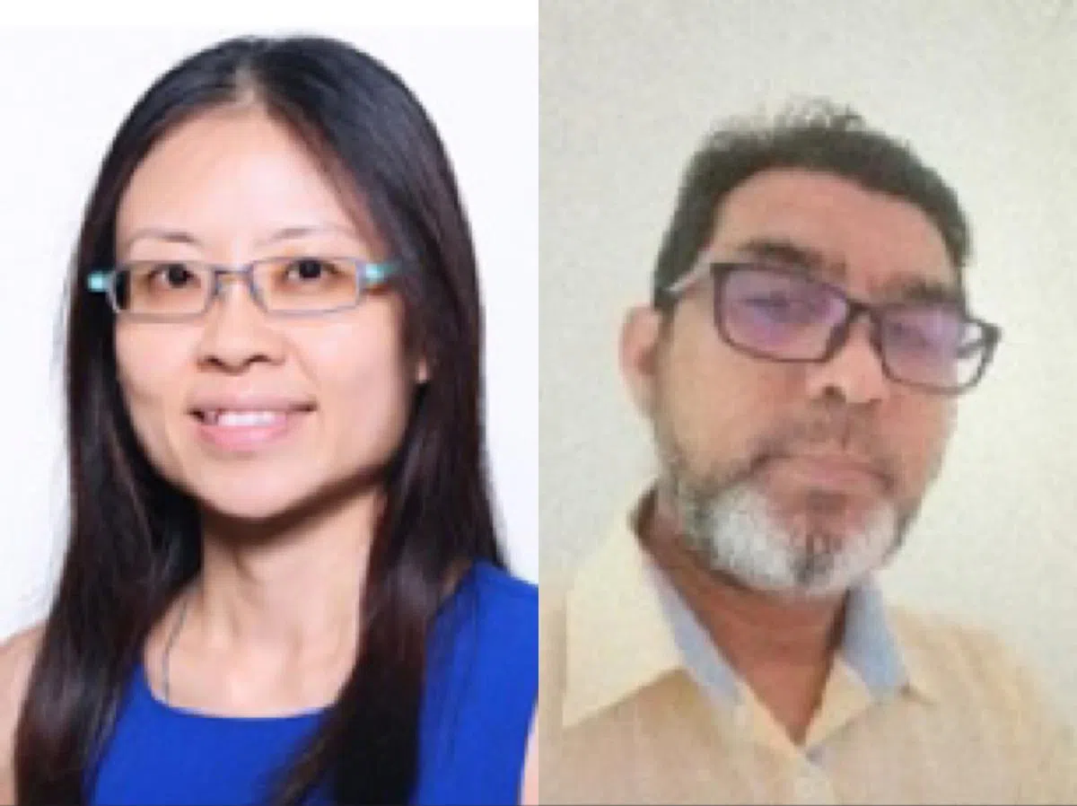 左图为曾敏儿，特级教师。右图为立壮博士（Dr Ridzuan Abd Rahim），特级专科督导。(取自教育部网络刊物Schoolbag.sg) 