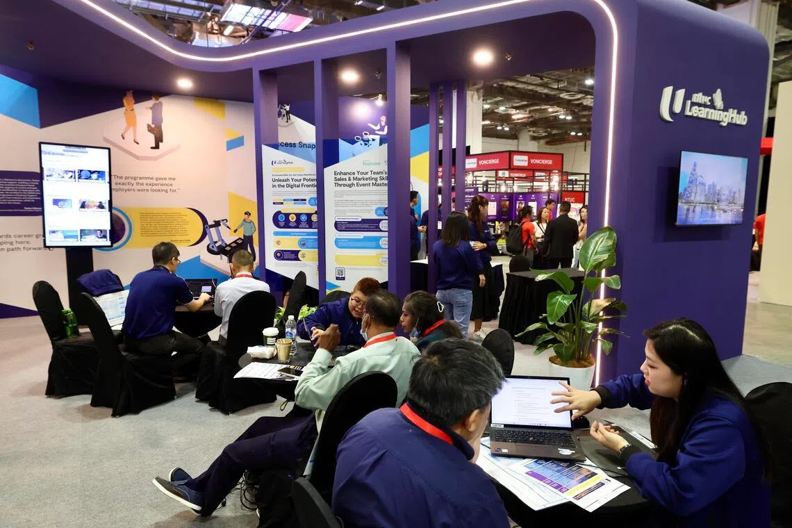 在AI赋能计划下，全国职工总会旗下的培训机构职总恒习，会在今年首季推出人工智能培训途径，有一系列符合行业需求和全国技能框架的课程，可供雇员选择。（陈斌勤摄）