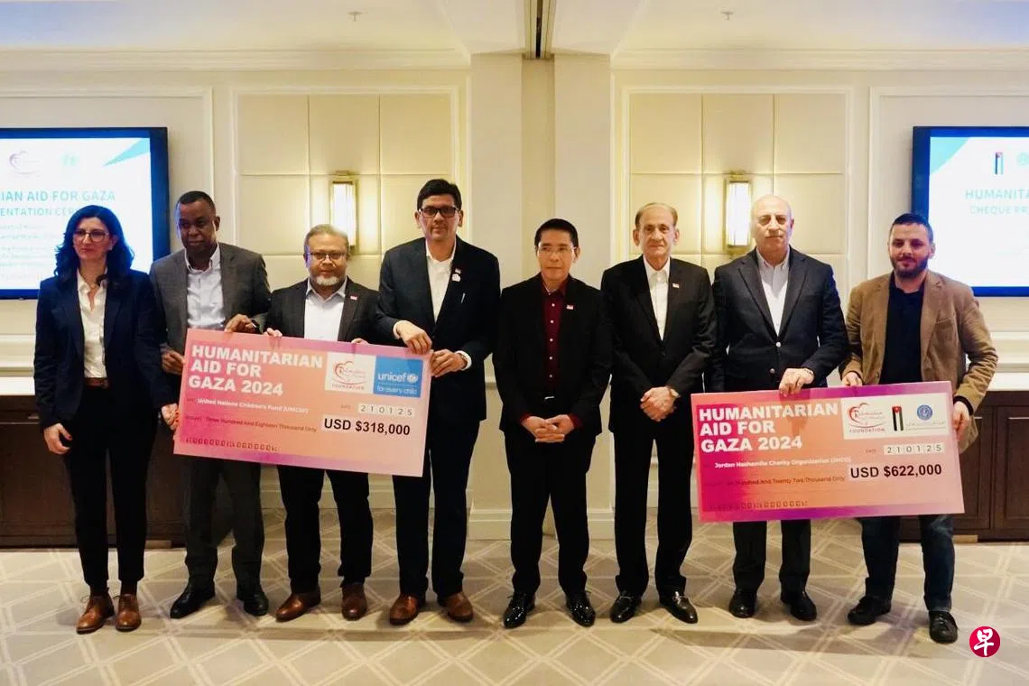 我国移交130万元捐款救助加沙难民总捐款额达1300万元| 联合早报