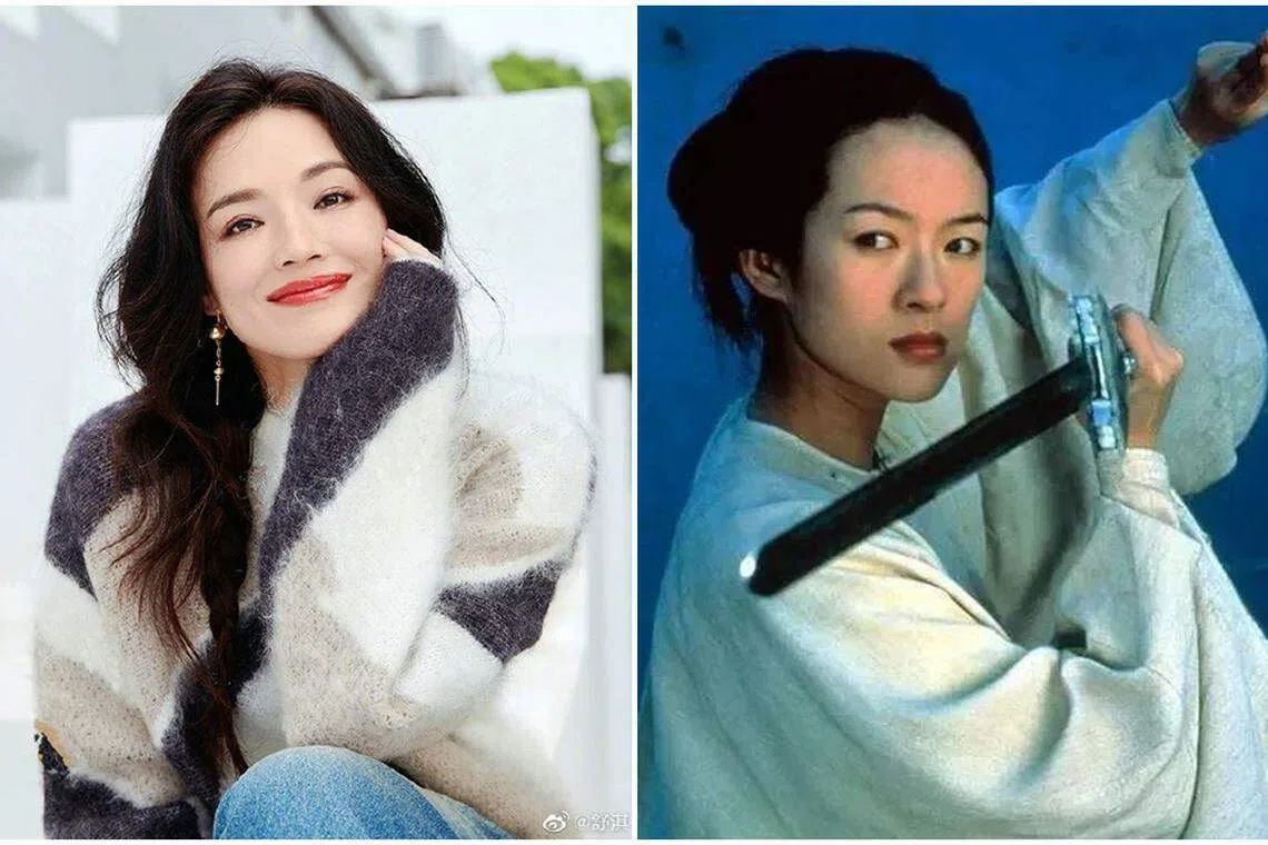 舒淇（左）的前经纪人未经她同意便推掉玉娇龙这个角色。（互联网）