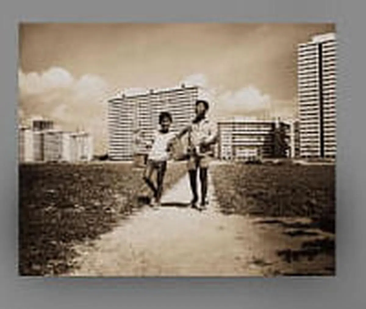 林光霖银盐照片《小贩》（1970，国家美术馆馆藏）。（主办方提供）