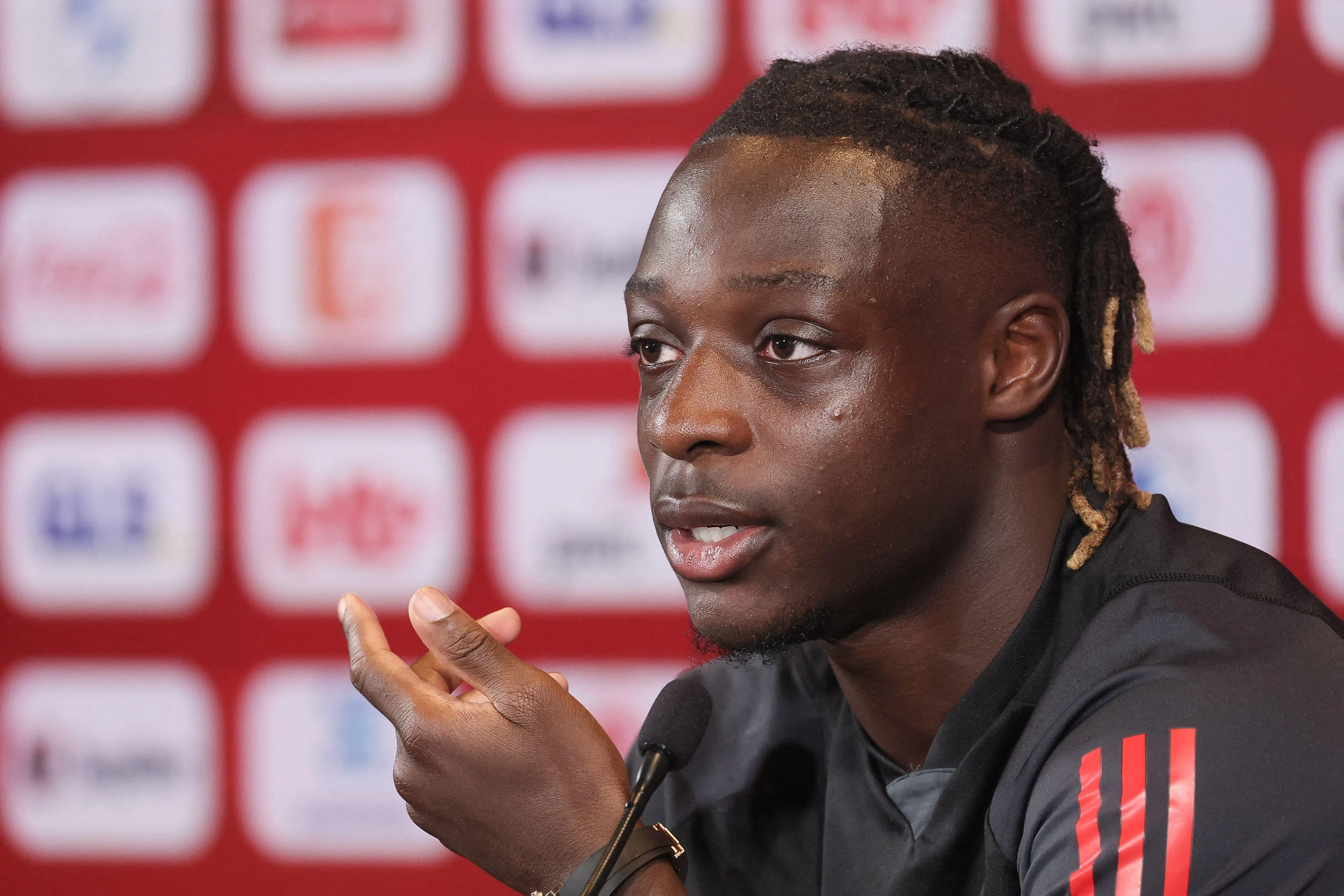 据传比利时国脚多库即将加盟曼市。（法新社）