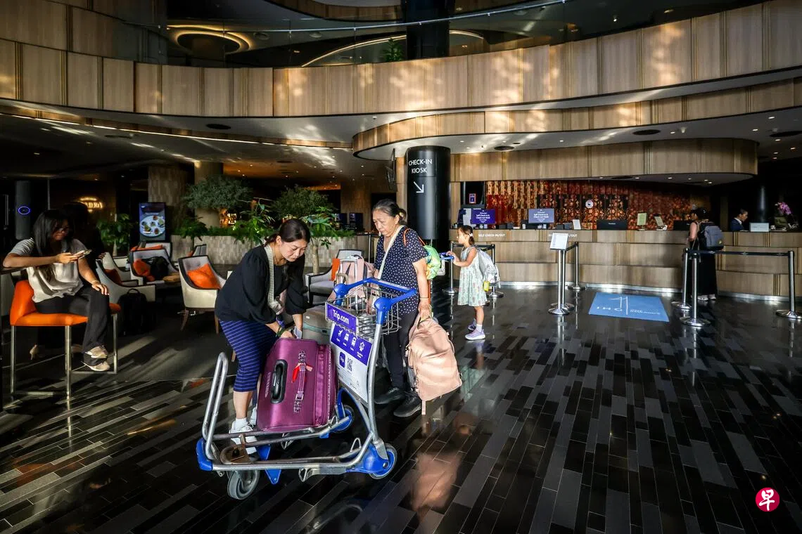 更多转机客选择出境暂歇 樟宜机场两酒店日间房预订增加