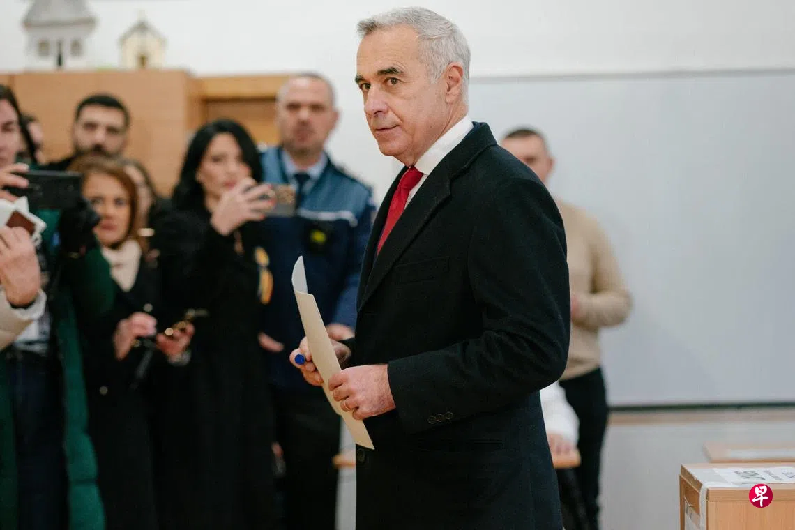 罗马尼亚确认总统选举首轮投票结果第二轮投票8日举行| 联合早报