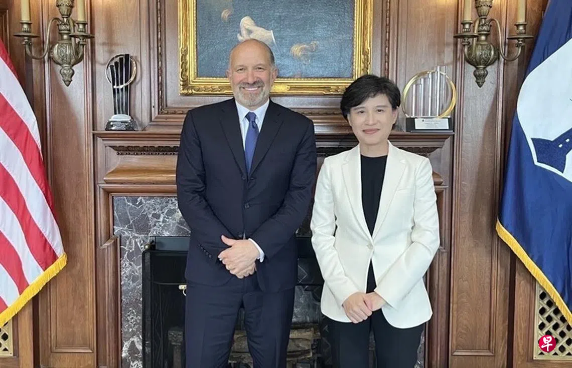 公开代表会面照台行政院辟谣台美通过视讯进行关税谈判| 联合早报