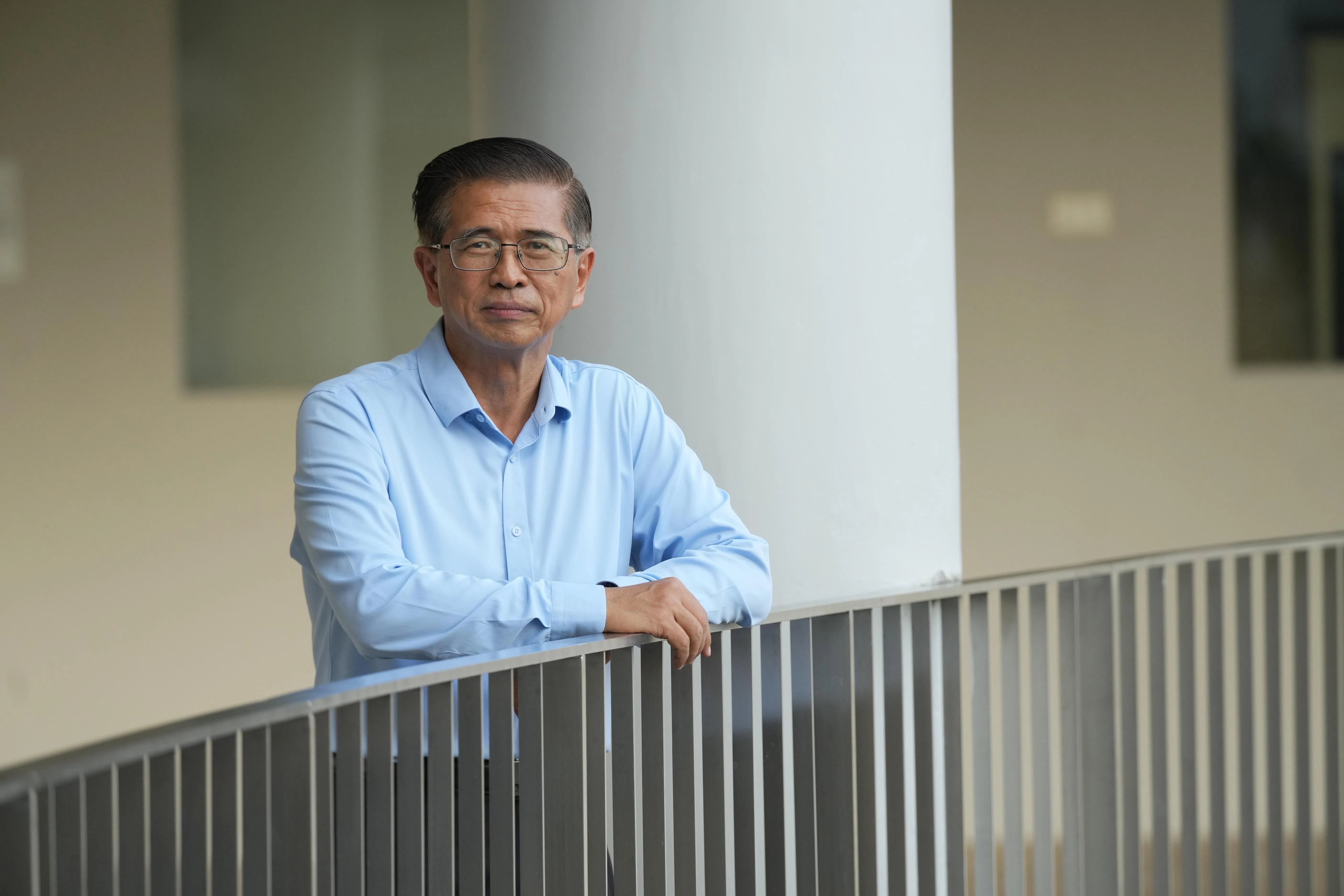 庄庆耀副教授是新加坡核研究与安全院院长，他希望进一步扩大团队，未来五年从现有的50人扩大至100人。（谢智扬摄）