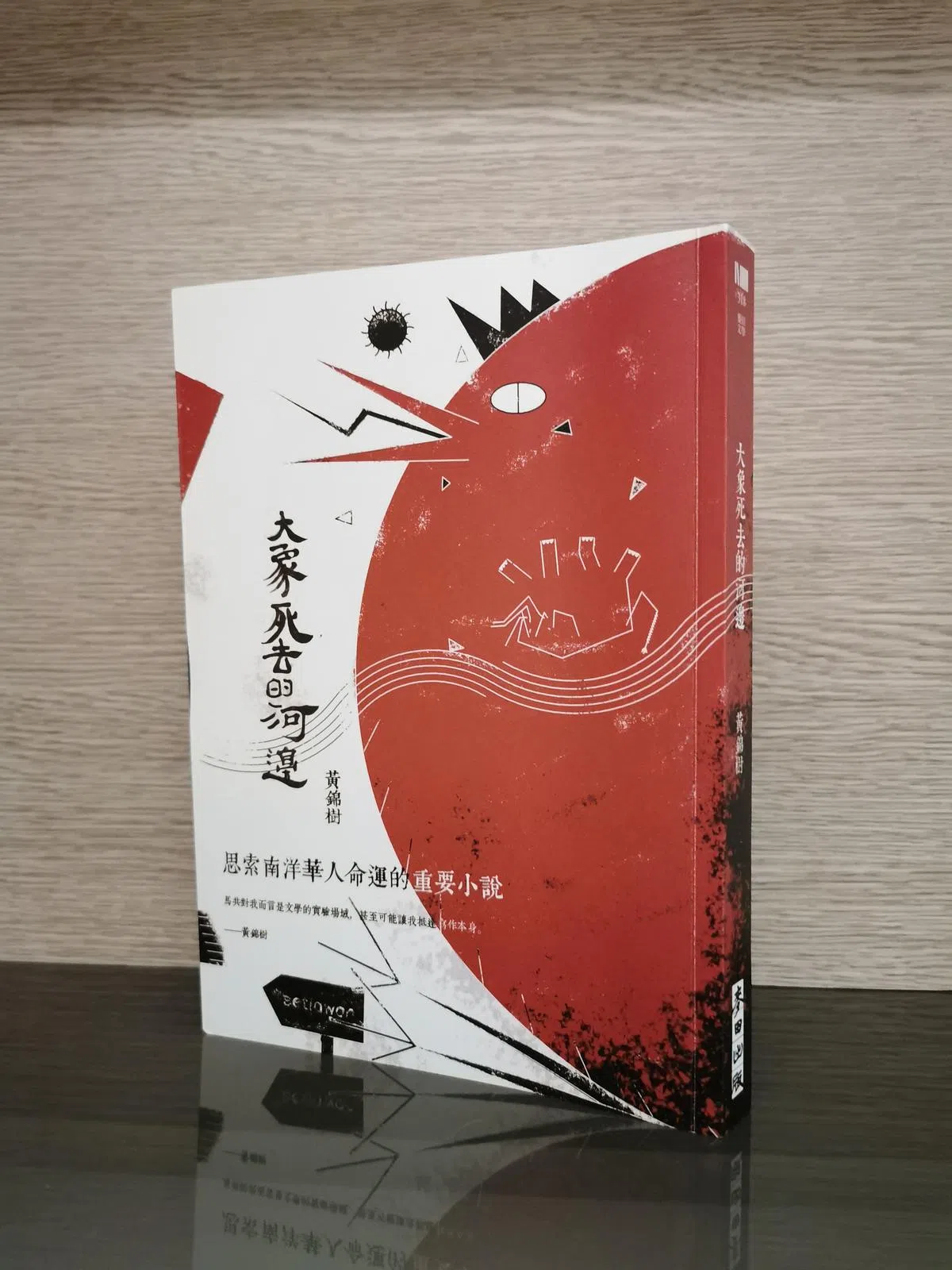 《大象死去的河边》有个篇章，小说家改写了现实，国共内战的胜利者是国民党，毛泽东流亡台湾......