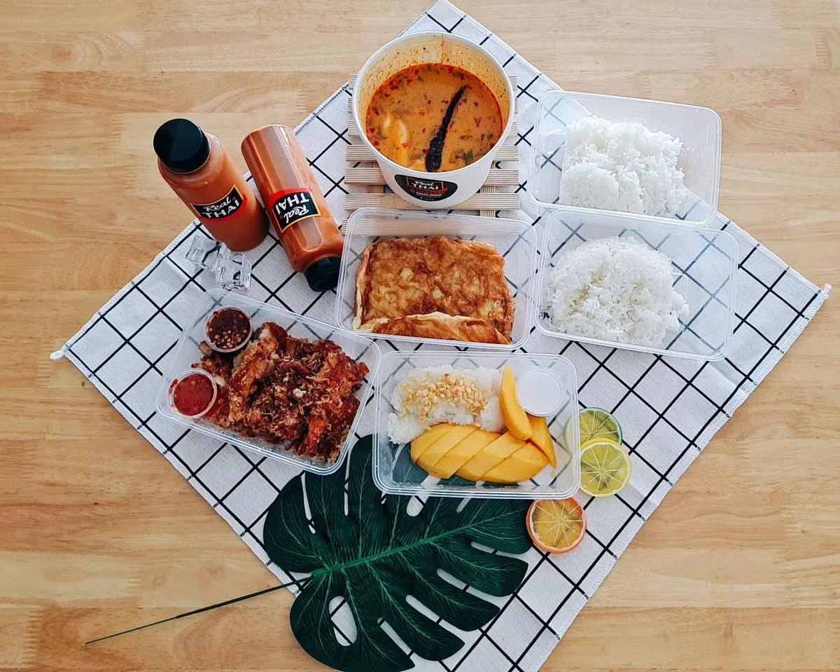 泰国餐馆Real Thai可供两人享用的泰国经典套餐。（叶晓虹摄）