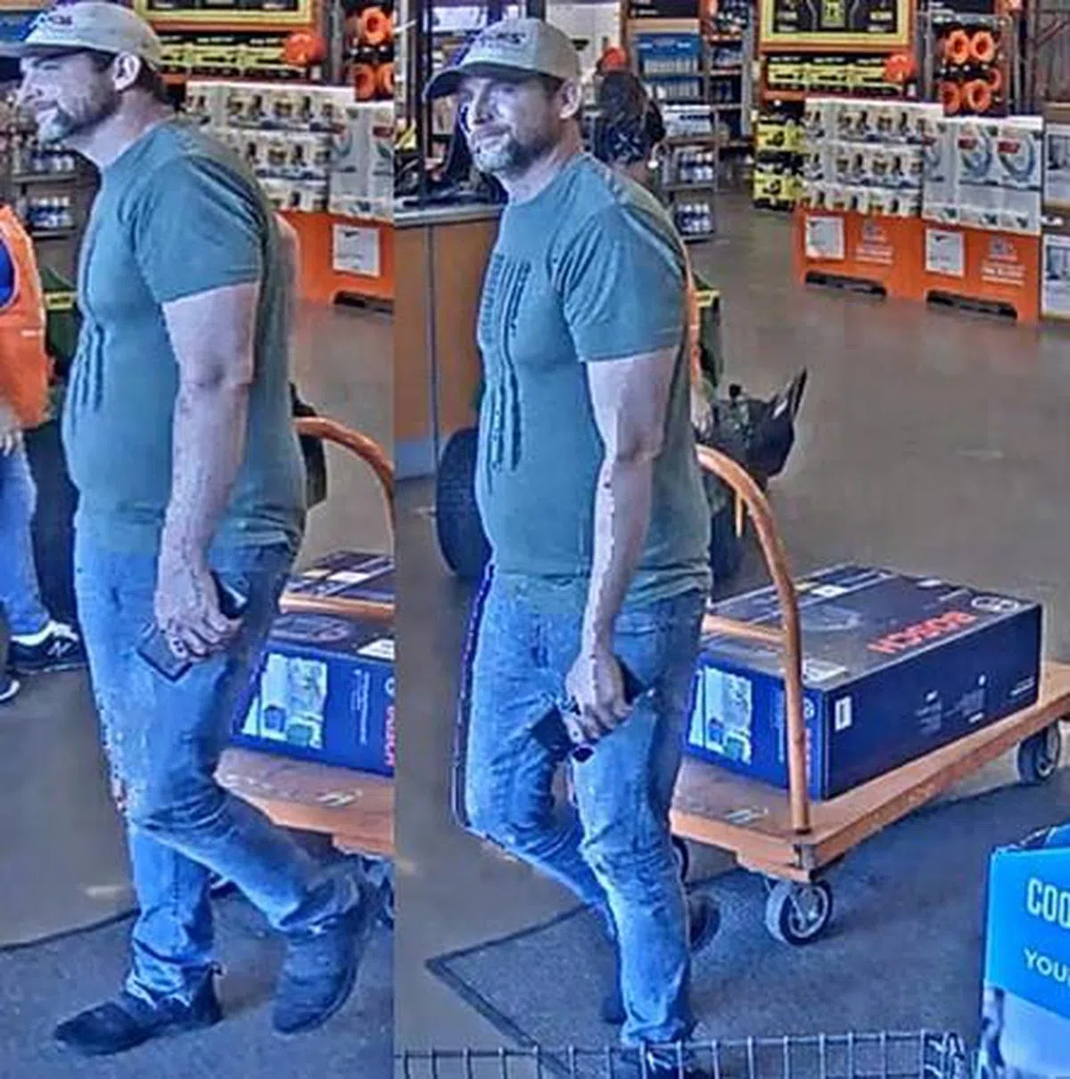 警方通缉照中的男子神似Bradley Cooper。（取自面簿）