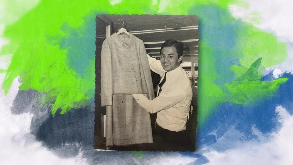 狄龙入行前当过裁缝。（视频截图）