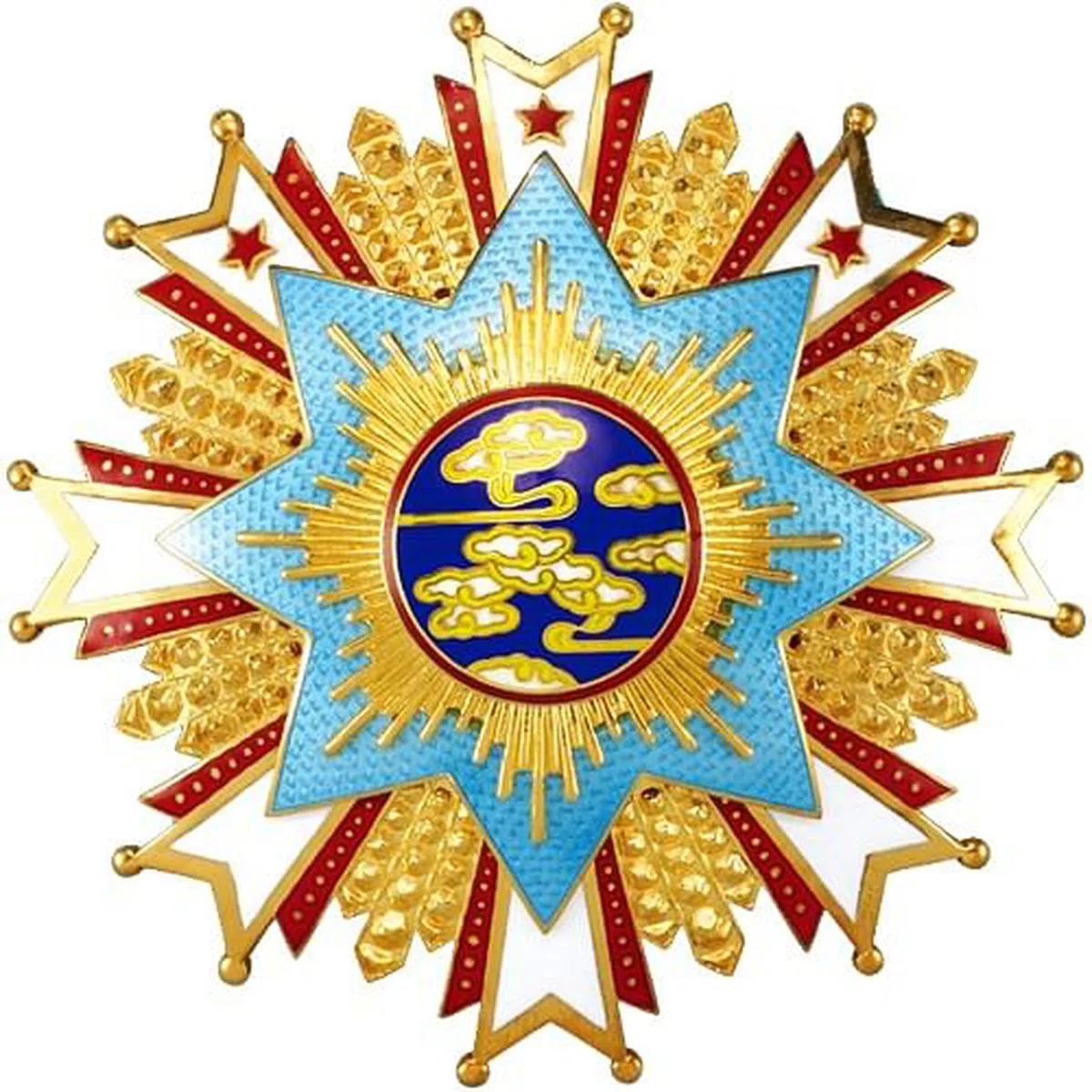 卿云勋章是台湾的文职勋章。（台湾总统府官网）