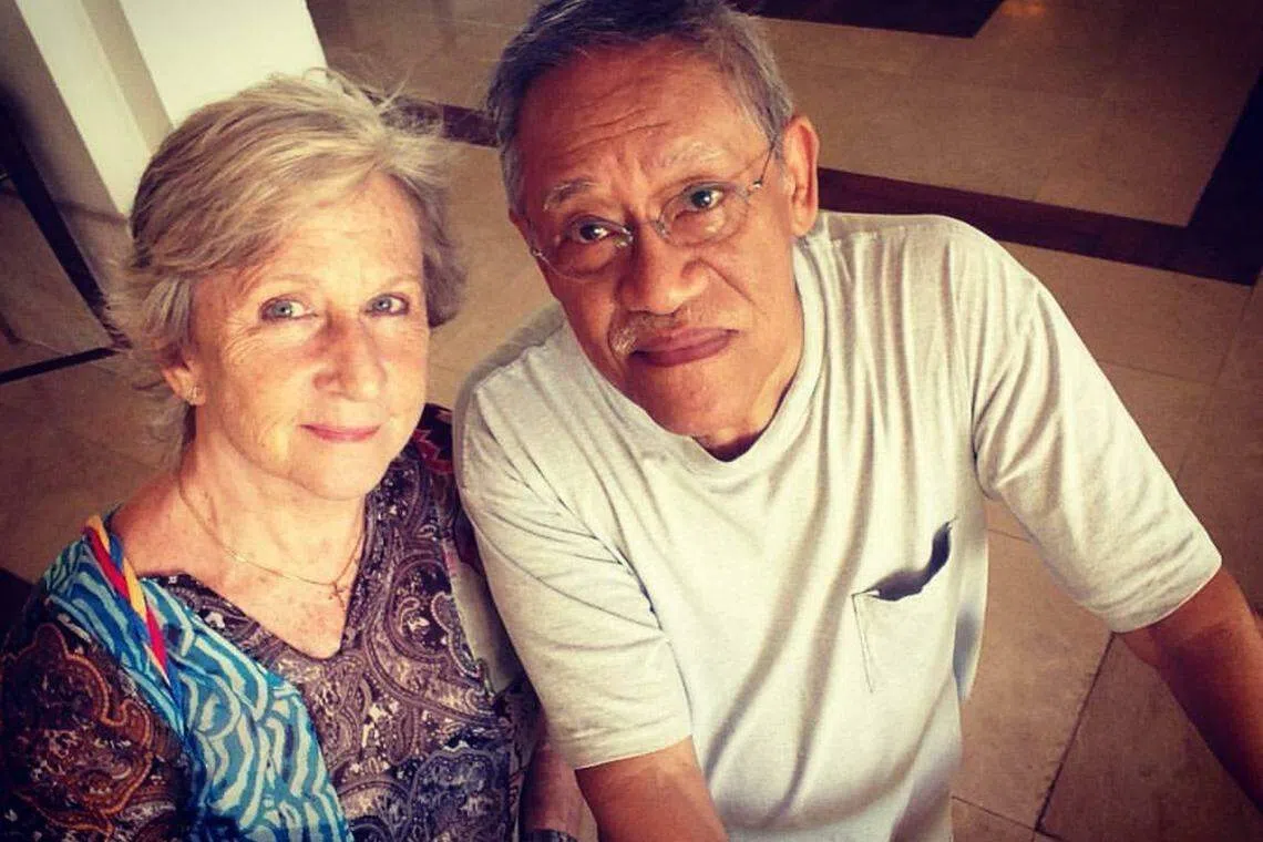 吴耀汉与第二任妻子Susan在1965年结婚。（互联网）