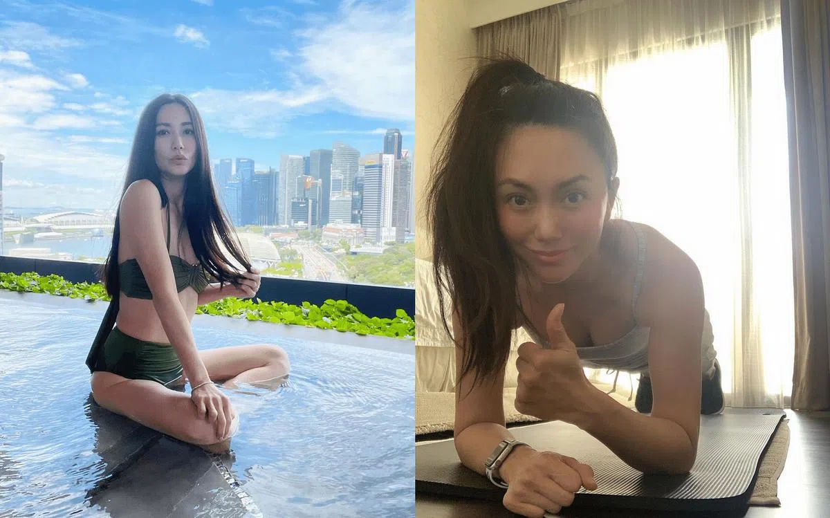 做运动让郭妃丽感觉充满活力。（郭妃丽IG）