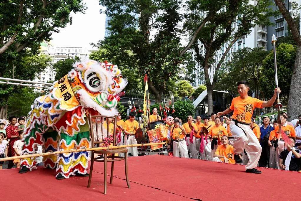 丹戎巴葛时隔多年再现“武林大会” 会馆团体招生居民同欢