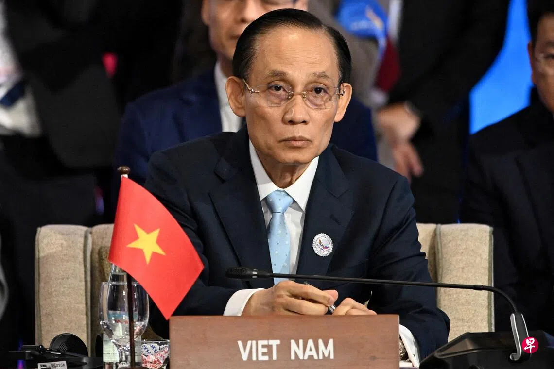 自缅甸2021年发生政变以来，越南外交部长黎怀忠将首次正式访问缅甸。图为黎怀忠7月23日在菲律宾马尼拉出席亚细安外长会议。 （法新社）