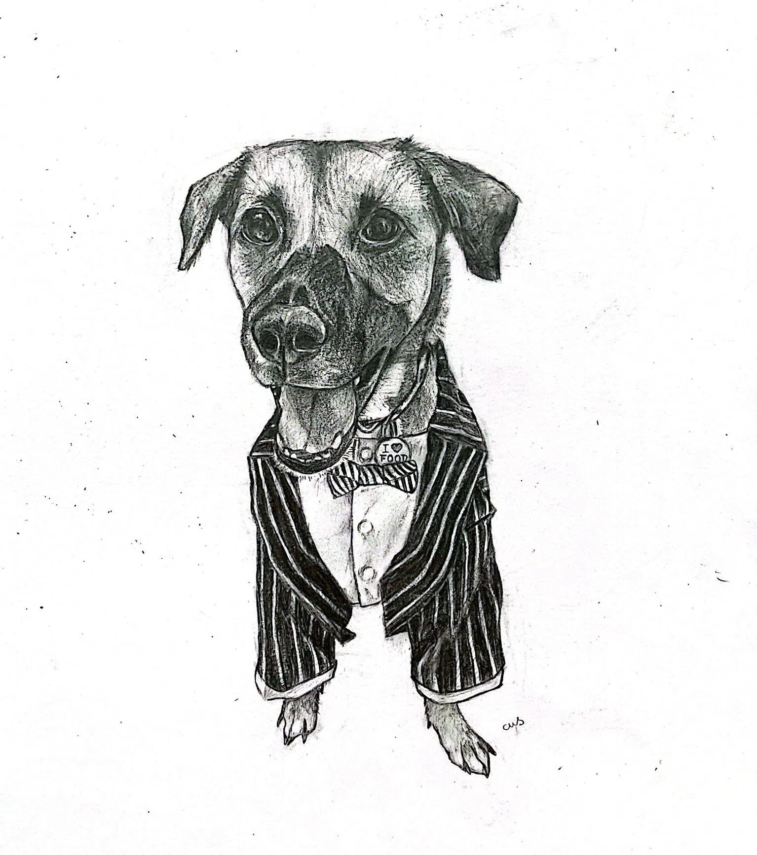 儿子热爱绘画，作画不仅是他疗愈和宣泄内心的重要出口，也希望能作为未来谋生的一技之长。（受访者提供）