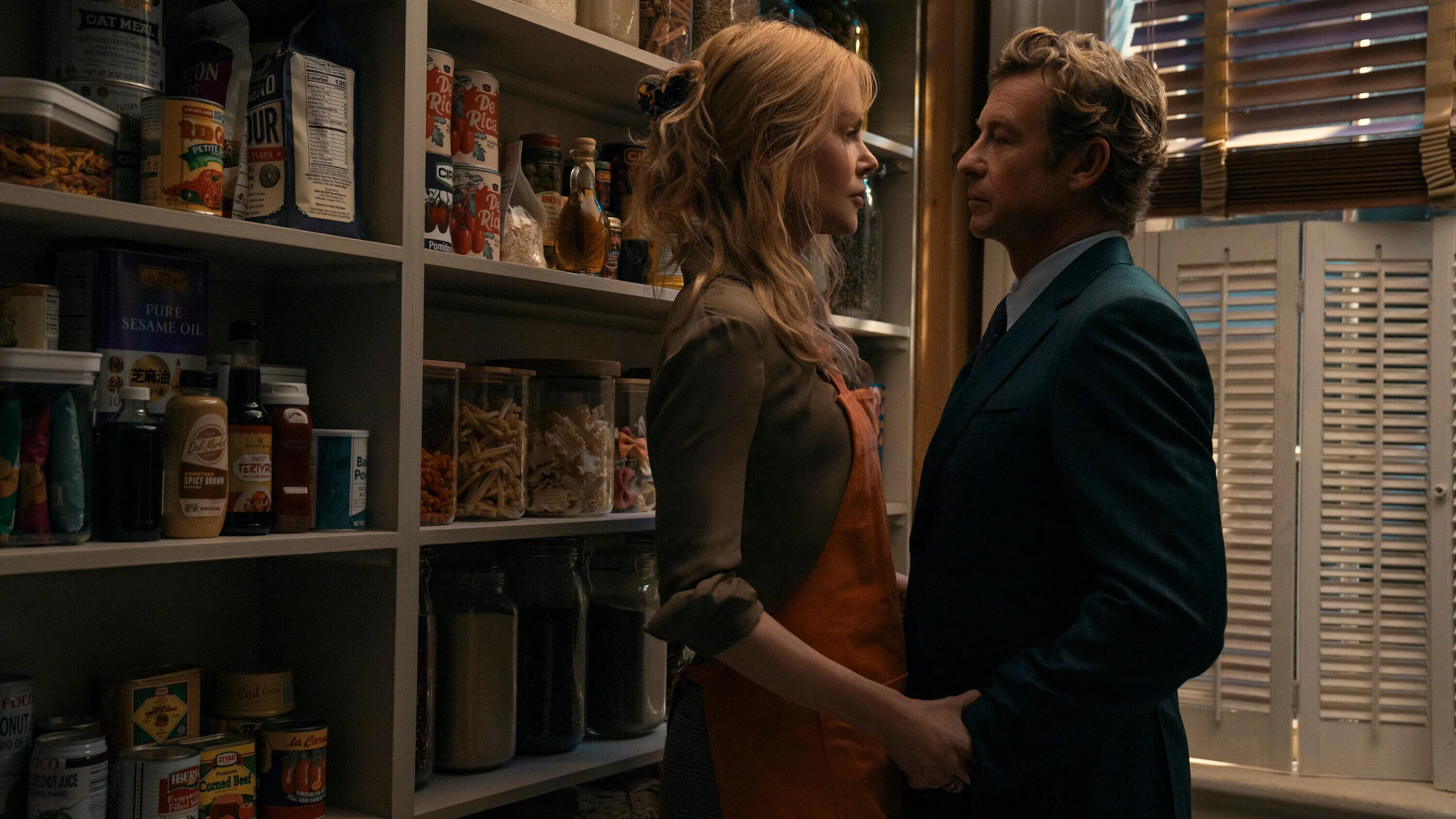 妮可基曼与西蒙贝克的搭配颇有新鲜感。（互联网）