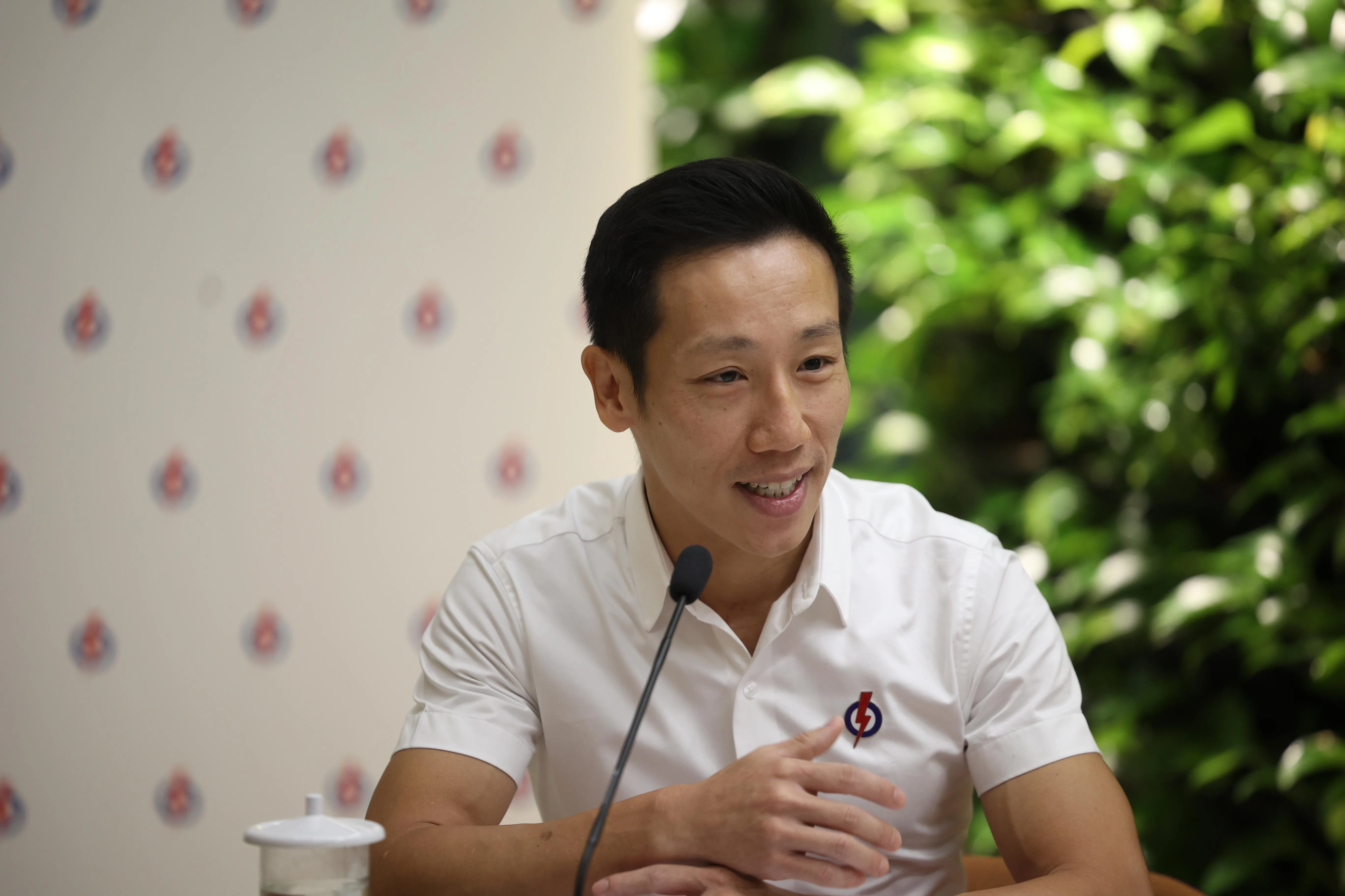 谢曜全说，他和团队还有很多令人期待的计划，支持社区日益增长的需求，希望居民支持。（蔡家增摄）