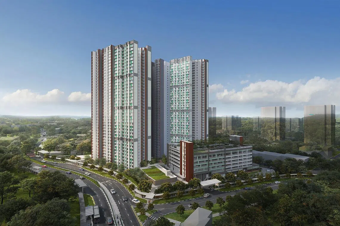 建屋局将在7月的预购组屋销售活动中，在大巴窑市镇推出约740个单位。（取自李智陞脸书）