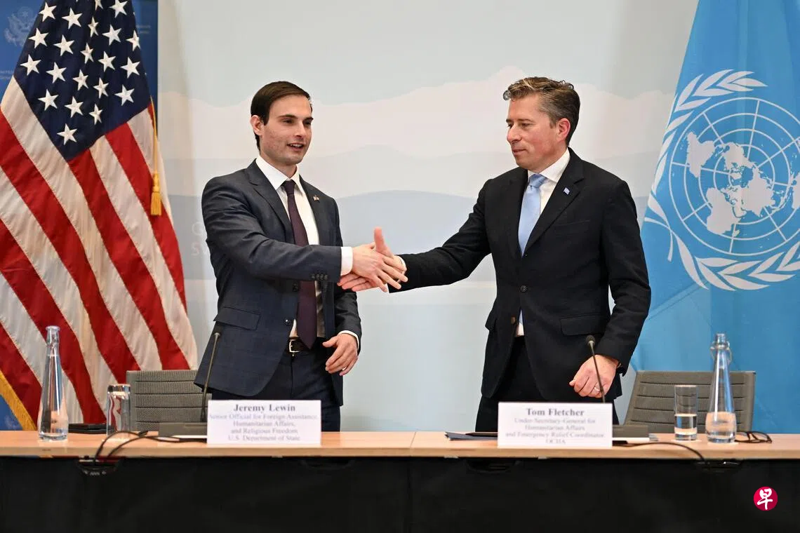 美国明年提供20亿美元人道援助警告联合国机构“不改革就消亡” | 联合早报