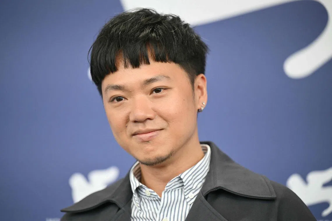 角逐威尼斯影展最高荣誉金狮奖的杨修华，对The Projector突然歇业感到非常伤心。（法新社）