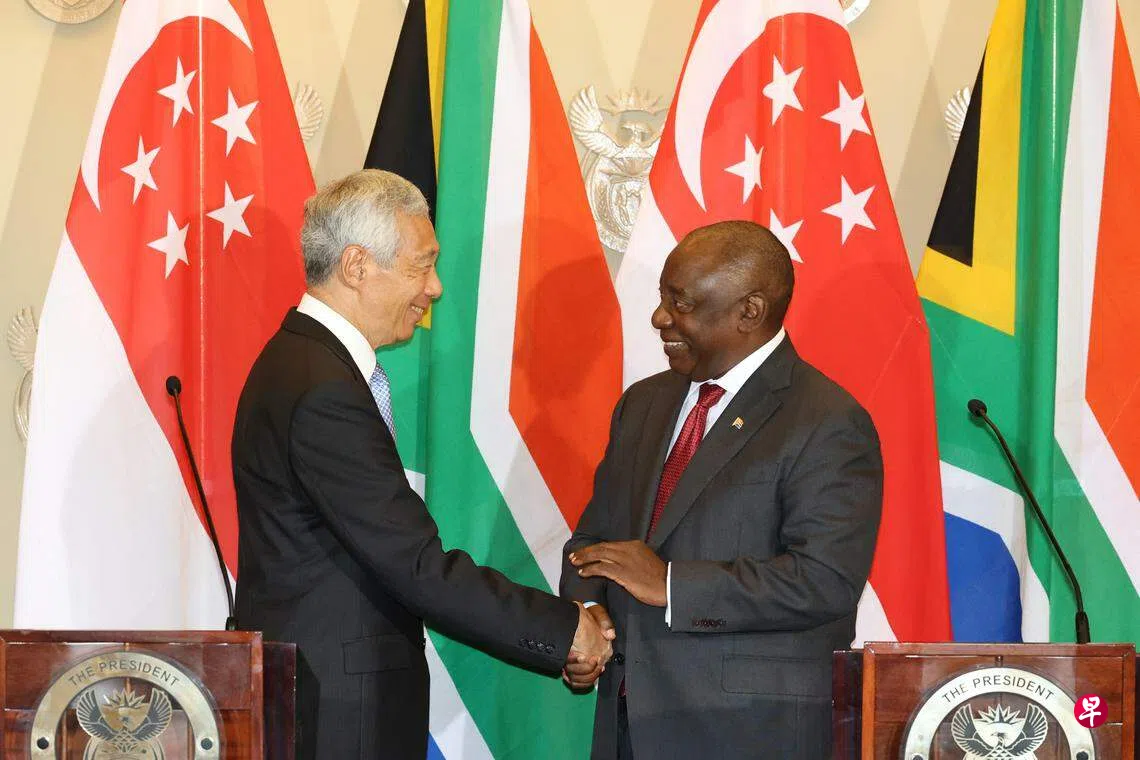 李总理：新加坡乐与南非成为发展伙伴| 联合早报