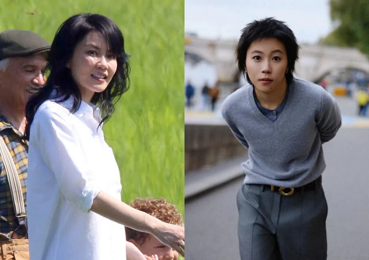 窦靖童（右）遗传星妈王菲的敢爱敢恨作风。（互联网）