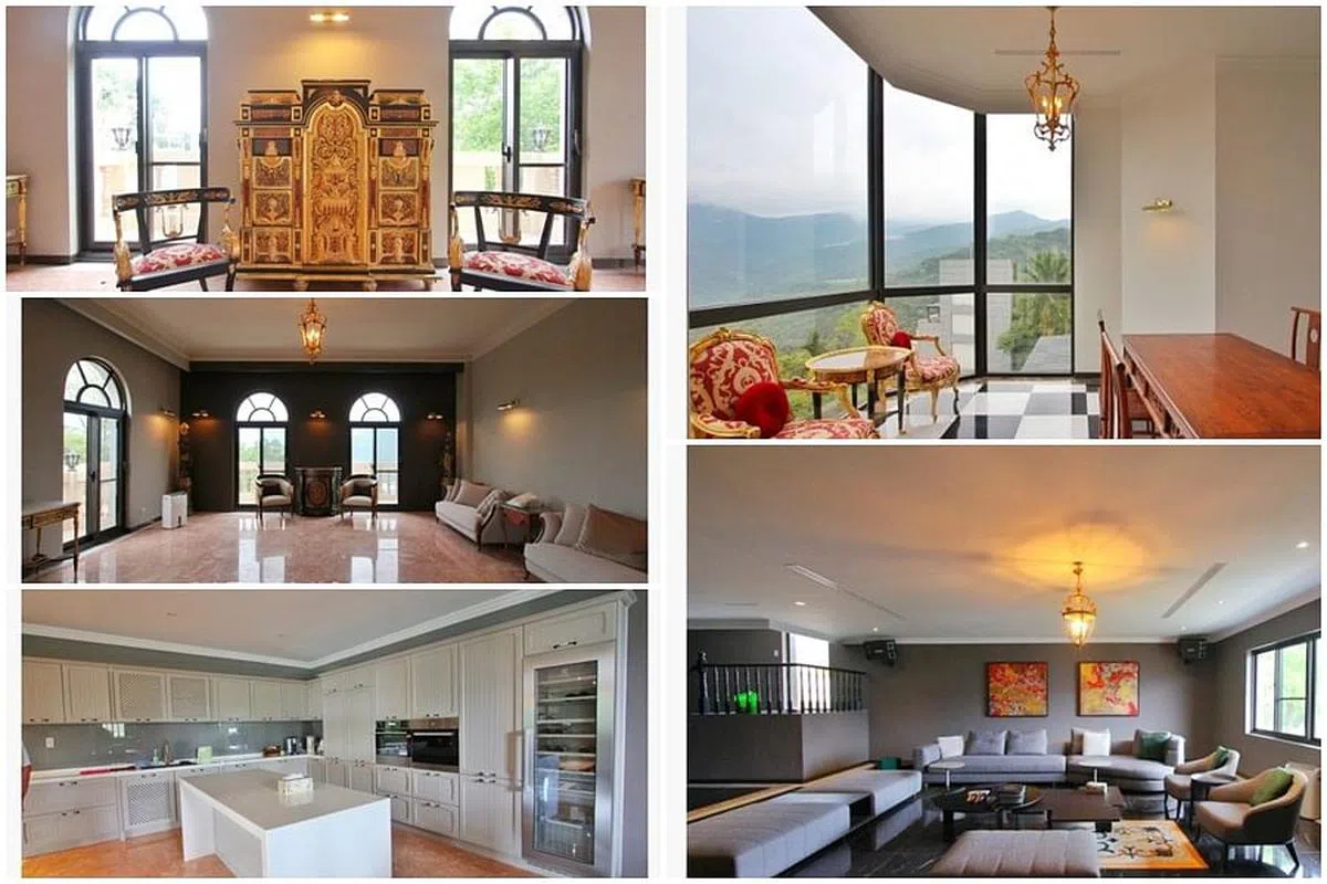 王羽别墅内的装潢一览无遗。（取自591房屋交易网）