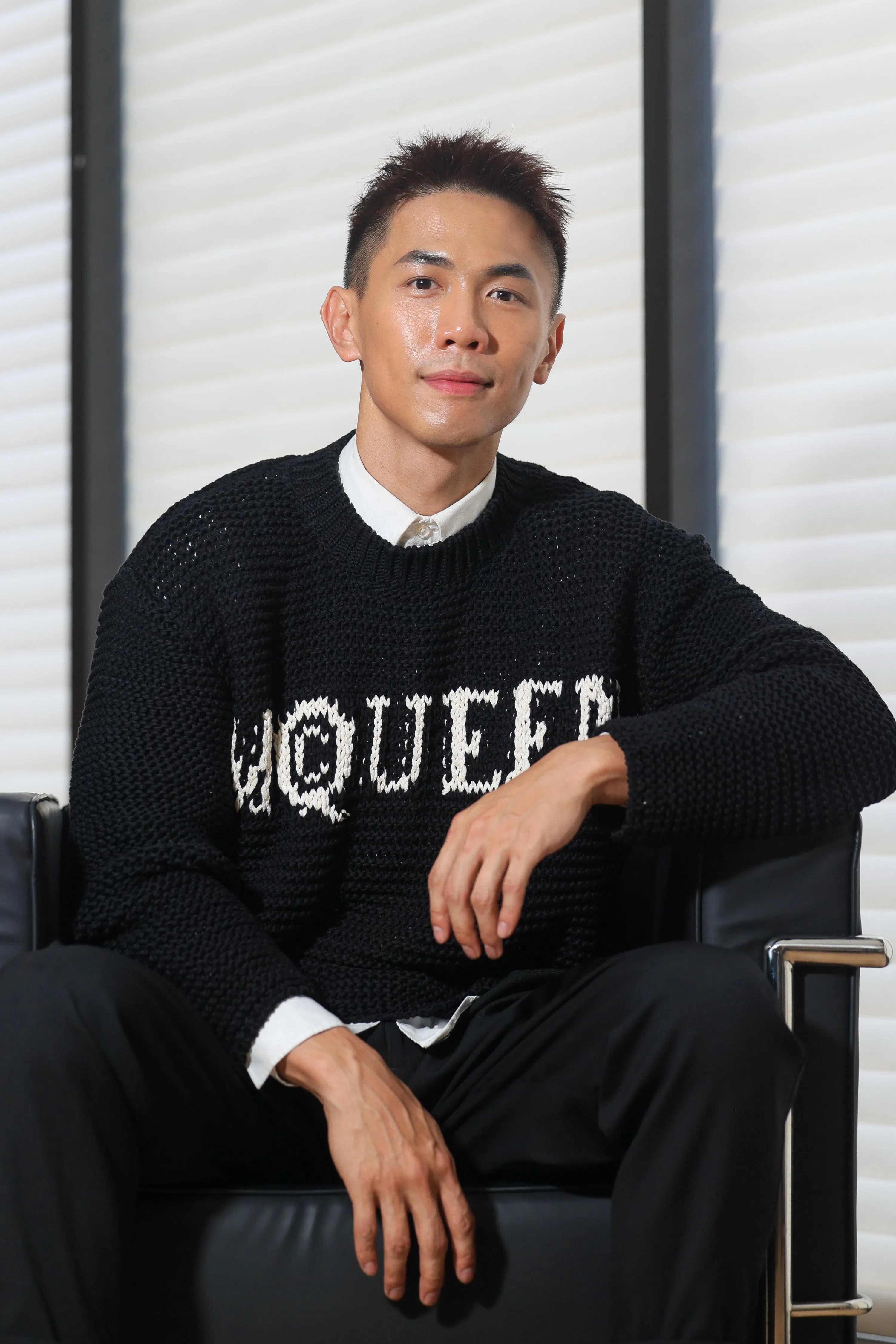 张奕恺为了拍戏勤加健身并控制饮食。（张俊杰摄）