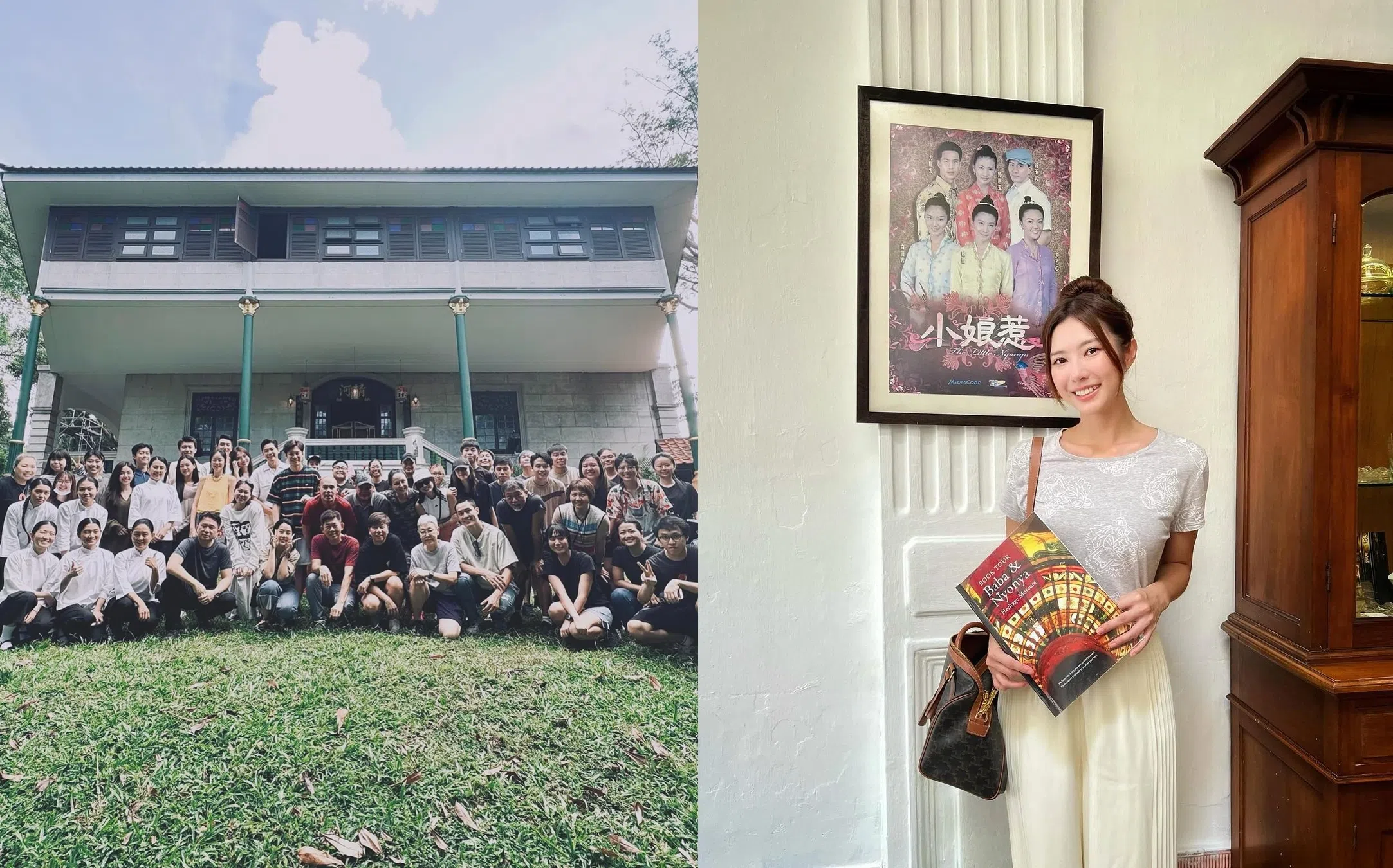 姚懿珊5月16日在社媒上载《翡翠山》开镜仪式的合照。黄晶玲透露自己5月13日已经正式进组《翡翠山》。（取自姚懿珊及黄晶玲脸书。）