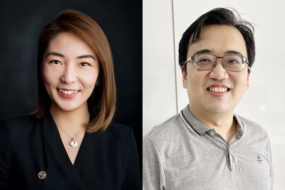 （左图）新科研人类发展与潜能研究院首席科学家陈爱萍博士认为，在孩子2岁前限制屏幕时间至关重要。（右图）新科研人类发展与潜能研究院高级科学家黄沛博士指出，2岁前儿童如果屏幕时间较长可能使大脑“加速成熟”，这会限制大脑的灵活性和适应性，影响他们日后的生活适应能力。（新科研提供）